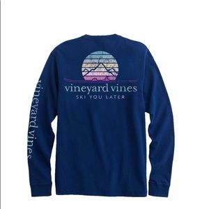 Brand new with tags “Ski you later” Vineyard Vines Long Sleeve